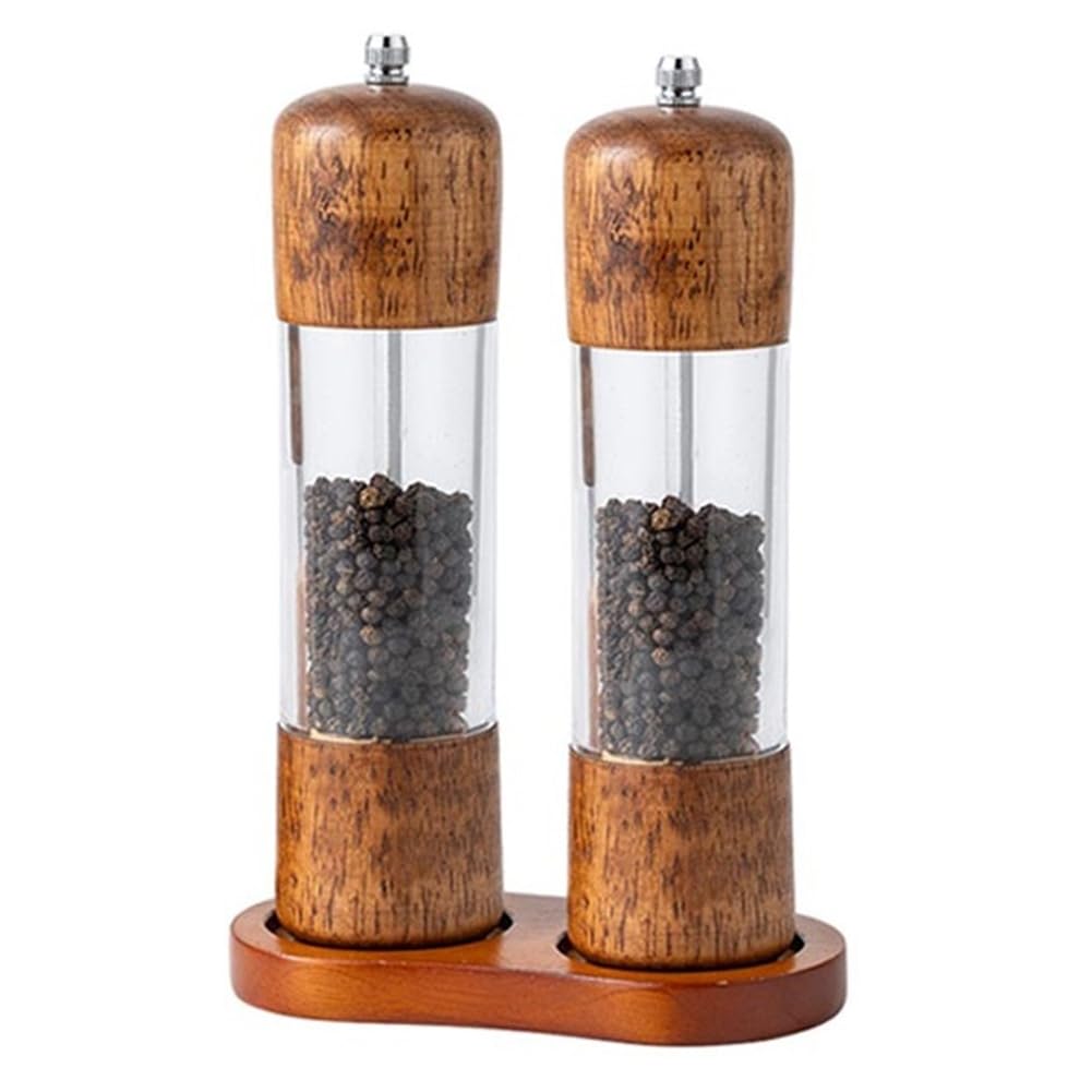 Aundhegrtt Manual Pepper Grinder Manual Sea Salt Grinder Spice Grinder Black Pepper Grinder
