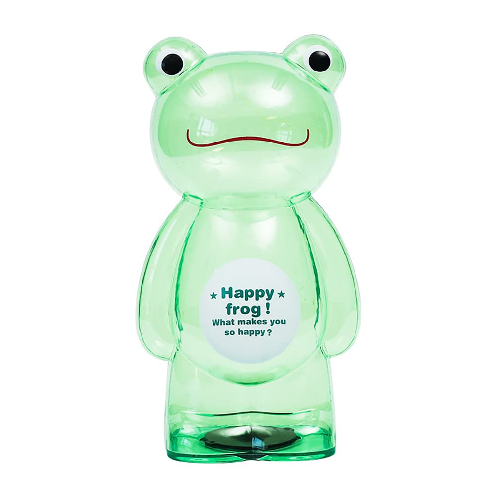 ikasus Cute Piggy Bank Green Frog Money Bank Coin Bank for Boys and Girls My First Unbreakable Money Bank Large Size Decoration Savings