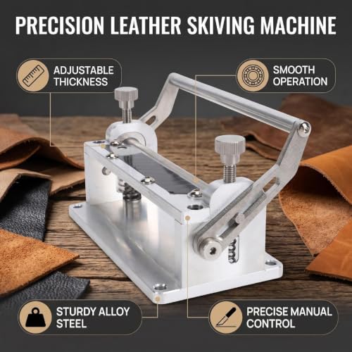 Machine manuelle séparation cuir réglable pour sangle ceinture outil artisanal bricolage