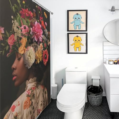 Rideau de douche imperméable et lavable pour douche et salle d'eau