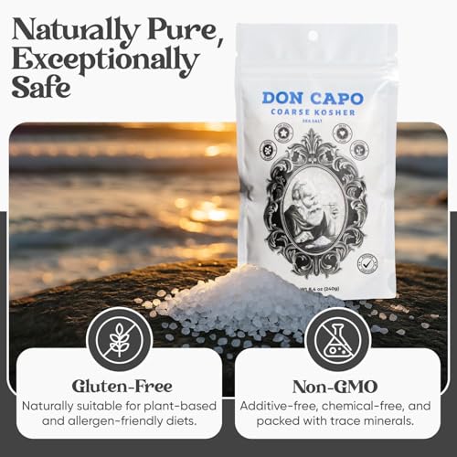 Don Capo Sal Gruesa Kosher 8.4 oz miniatura 5