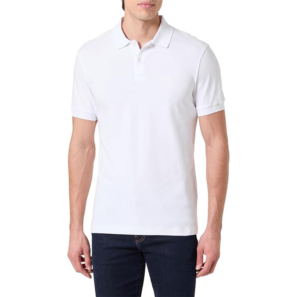 BOSS PIO 2 Polo, White 100, L Hombres