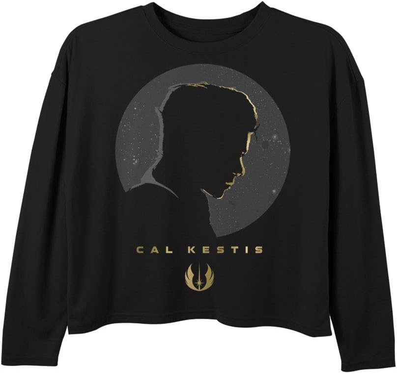 Star Wars Girls' T-Shirt, Black, Medium