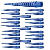 Pluggies Stripped Screw Hole Repair Kit – Wood Screw Hole Fix for Cabinet Hinges, Doors & Furniture – Heavy Duty Wall & Wood Anchors – Made in USA – 24 Pack