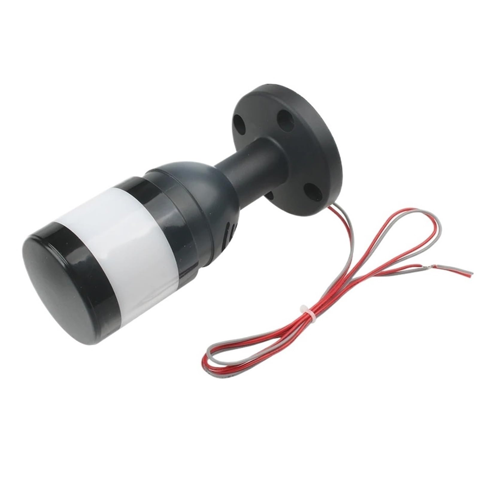 SMGJ5 Wielowarstwowa obrotowa przemysłowa lampa sygnalizacyjna LED z wieżą ostrzegawczą DC12V24V AC110V220V lampa ostrzegawcza (4 warstwy z brzęczykiem, DC 12 V)