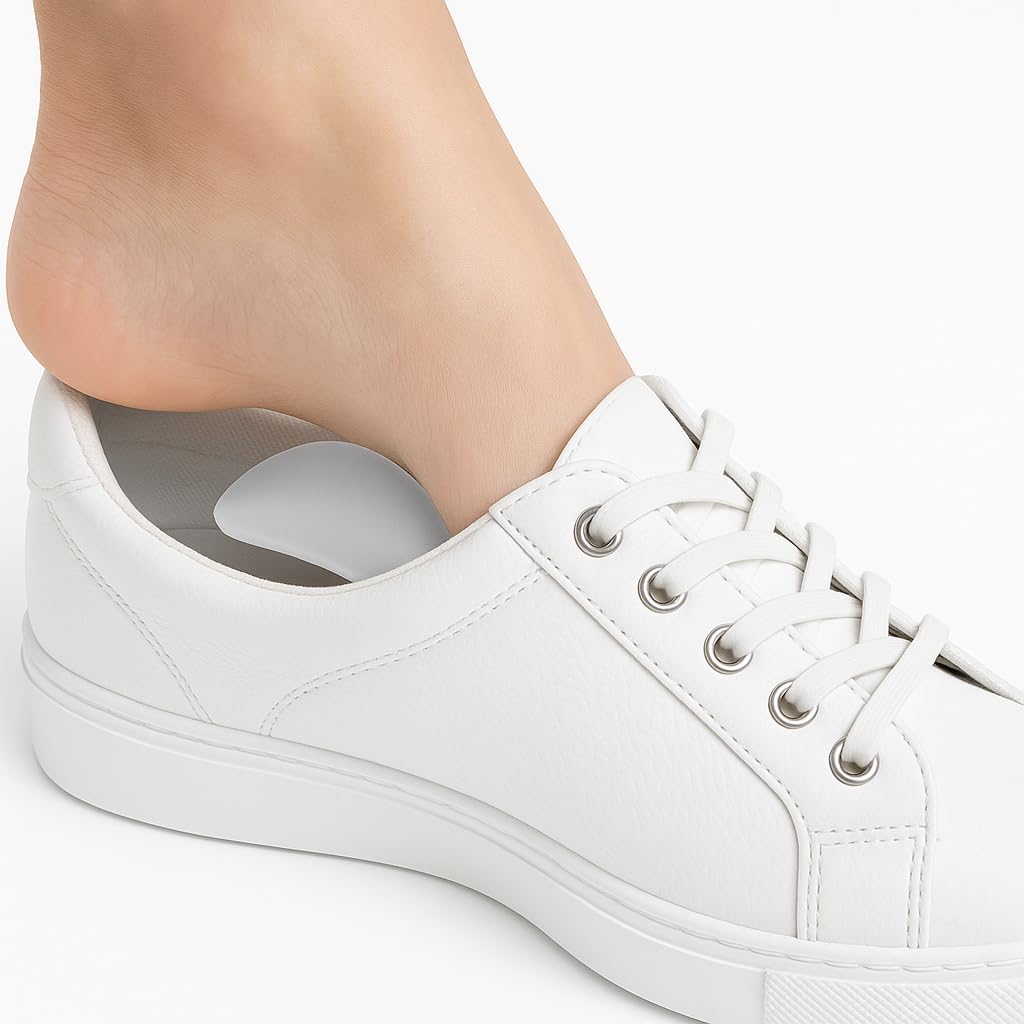 AT Surgical Deramed Silicone Arch Support for Flat Feet (3 Pairs) – Gel Arch Inserts for Plantar Fasciitis, Foot Pain Relief, Pressure Pads, Adhesive & Reusable