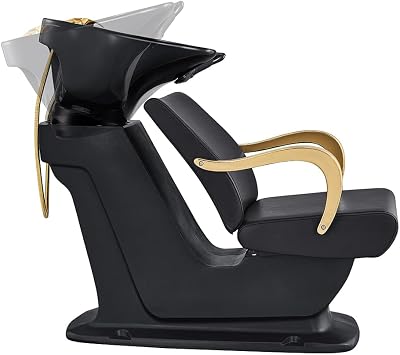 Dir Shampoo Backwash Unit Beauty Salon Shampoo Backwash Station w/Gold Accents Beckman