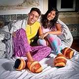 Coddies Loafers | Bread Slippers, Novelty Comfortable Slippers, Perfect for Gifts | Men, Women & Kids (8.5-11 UK | 41-45 EU) Brown - Image 4