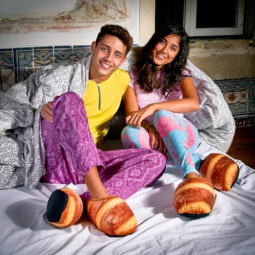 Coddies Loafers | Bread Slippers, Novelty Plush Slippers, Funny Gift for Men, Women & Kids4