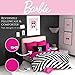 Barbie 1959 Super Soft Cozy Reversible Comforter and Sheet Set, 5 Piece Queen Size, (Official Licensed Product) By Franco Collectibles