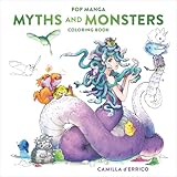 Pop Manga Myths and Monsters Coloring Book
