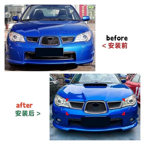 Calandre Impreza WRX STI 2006-2007 en aspect carbone pour pare-choc avant