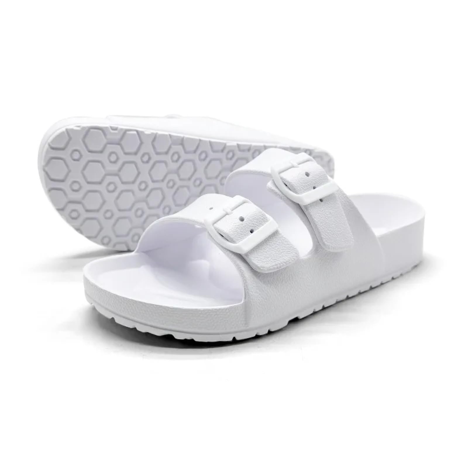 Ciabatte Uomo Donne Uomini Pantofole Sandali Morbidi Estate Spiaggia Casual Scarpe Eva Slides Flip-Flop Sandale-white-38