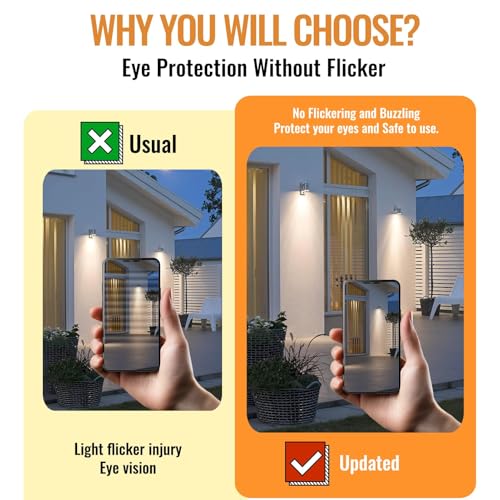 2 Pcs R7S Led Bulb 118mm Dimmable 9w 3000k J118 Warm White Led Linear Halogen Light Bulbs Replacement Equivalent Energy Saving Reflector Floodlight Security Light Bulb for Ceiling Floodlight Lamp - Image 3