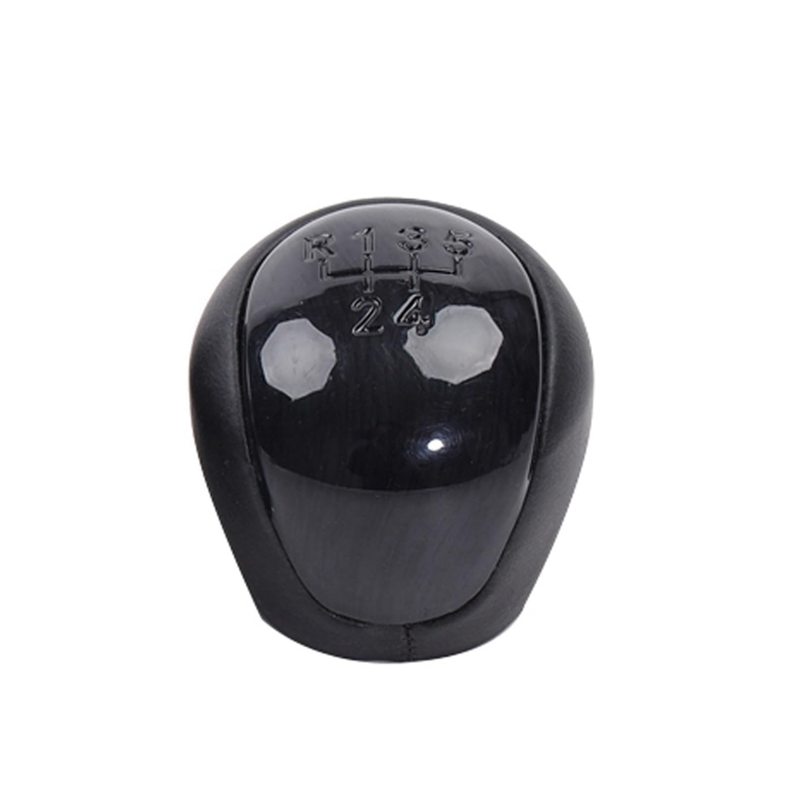 Grddpltu Black Gear Shift Knob Compatible With Kia For Ceed For Cerato For Rio 2 5 Speed Gear Shifter Knob Stick Lever Pen Handle Headball Manual(Black)