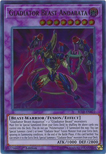 Yu-Gi-Oh! - Gladiator Beast Andabata - BLLR-EN022 - Ultra Rare - 1st Edition - Battles of Legend: Light's Revenge
