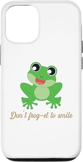 Amazon Co Jp Iphone 12 12 Pro 笑うのを忘れないでカラフルカエルおれヒキガエル子供カエル スマホケース Electronics