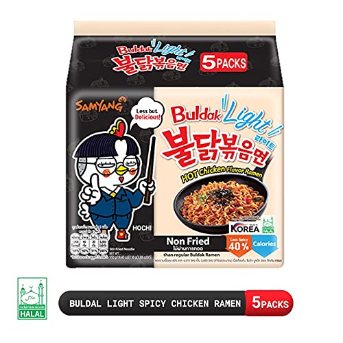 Samyang Hot Buldak Light halal chicken flavor Korean Ramen [noodles