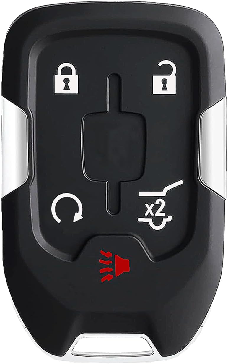 Keyless Entry Remote Control Key Fob Replacement Fits for 2017 2018 2019 2020 2021 GMC Acadia (FCC:HYQ1EA) 1 Pack