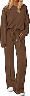 Sweatsets Women 2 Piece Outfit Casual Hoodie Sweatsuit Sets Fall Fashion Clothes