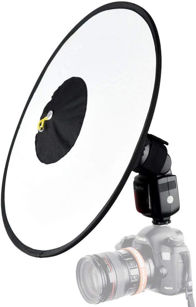 Excefore Camera Flash Bounce Diffuser Light Softbox, for All speedlight Photography Conical Softbox RS18 17"x 7"