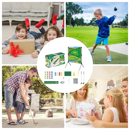 Ensemble de jeu de golf tapis de putting de voyage pour défi de lancer