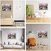 Diamond Painting 5D Fiori - Kit LUHSICE 45x65cm, Perline Tonde, Tela Premium, Strumenti Inclusi - Decorazione Da Parete Fai Da Te
