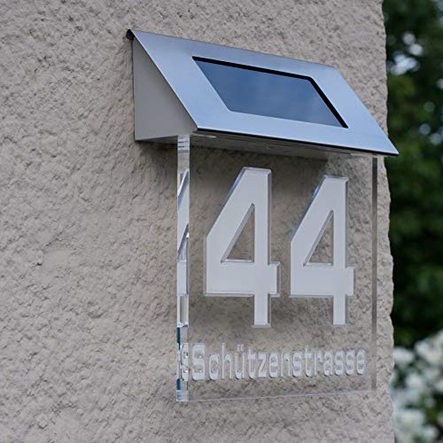 Solar Hausnummer Jedwill Design Solar Stars Beleuchtung
