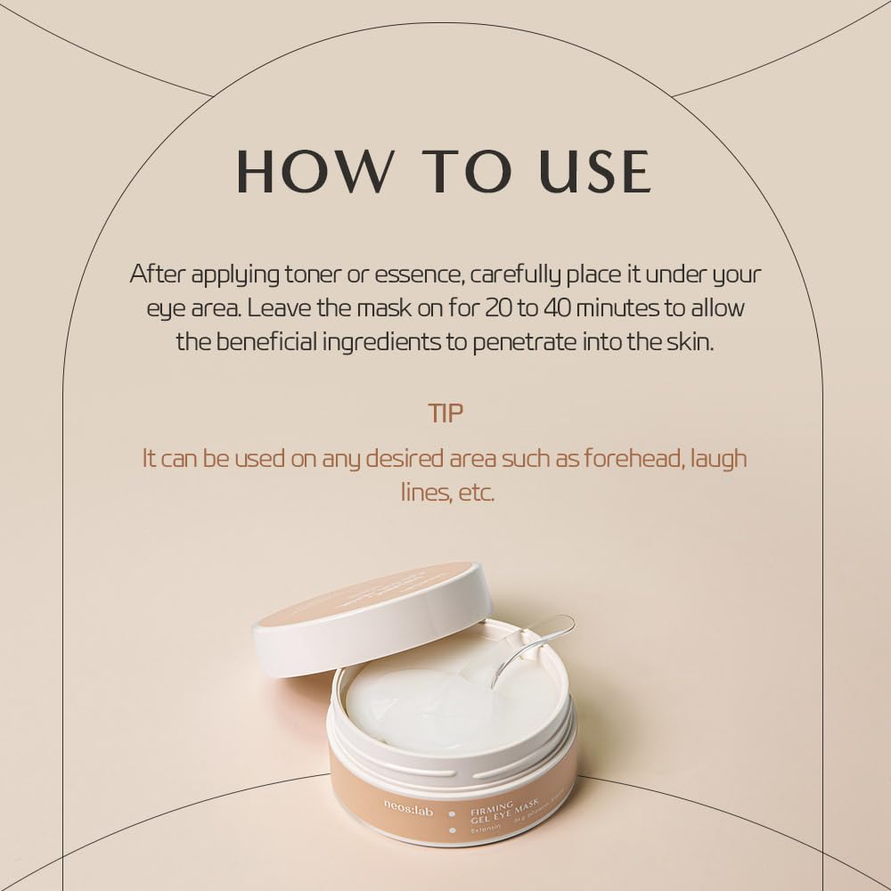 Firming Gel Eye Mask 60ea (30pairs) - Refreshing Hydrogel Eye Patch with Collagen, Peptide, Rice Ceramide, Lactobacillus Ferment for a Firm Eye Area, Reduces Fine Lines, Eye Bags, Puffy Eye - Image 5