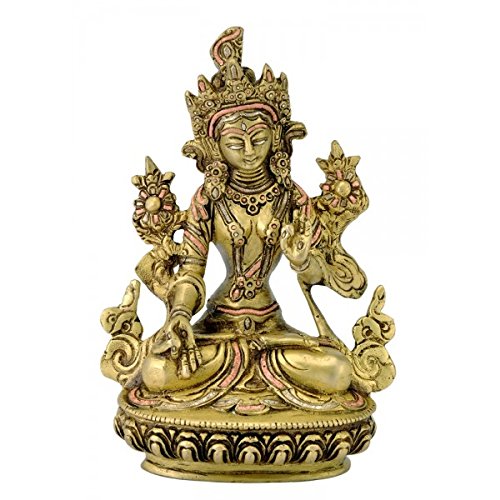 Green Tara Brass Statue