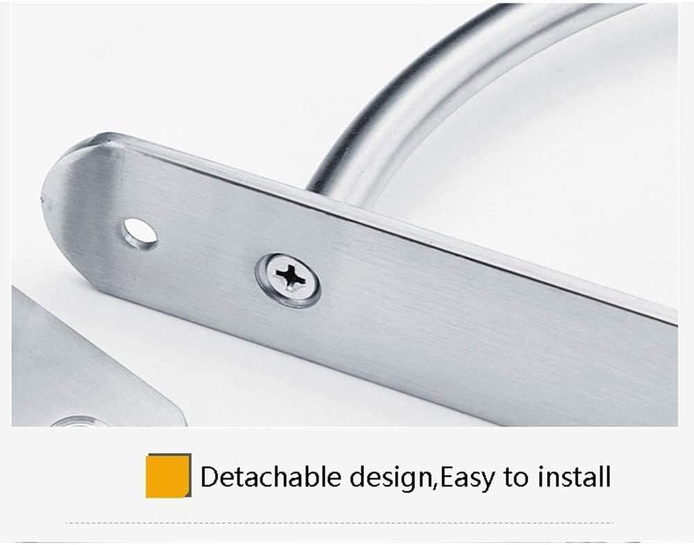 Floating Shelf Brackets Heavy Duty Metal 2 Pack Shelf Brackets Stainless Steel Wall Right Angle Bracket Heavy Duty Floating Shelves Detachable Easy to Install (Size : 7inch(17cm))