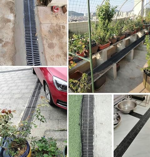 Grille d'extérieur plastique 99 cm contre l'eau de cour - 3