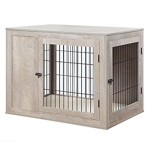 Unipaws Wooden Wire Pet Kennels