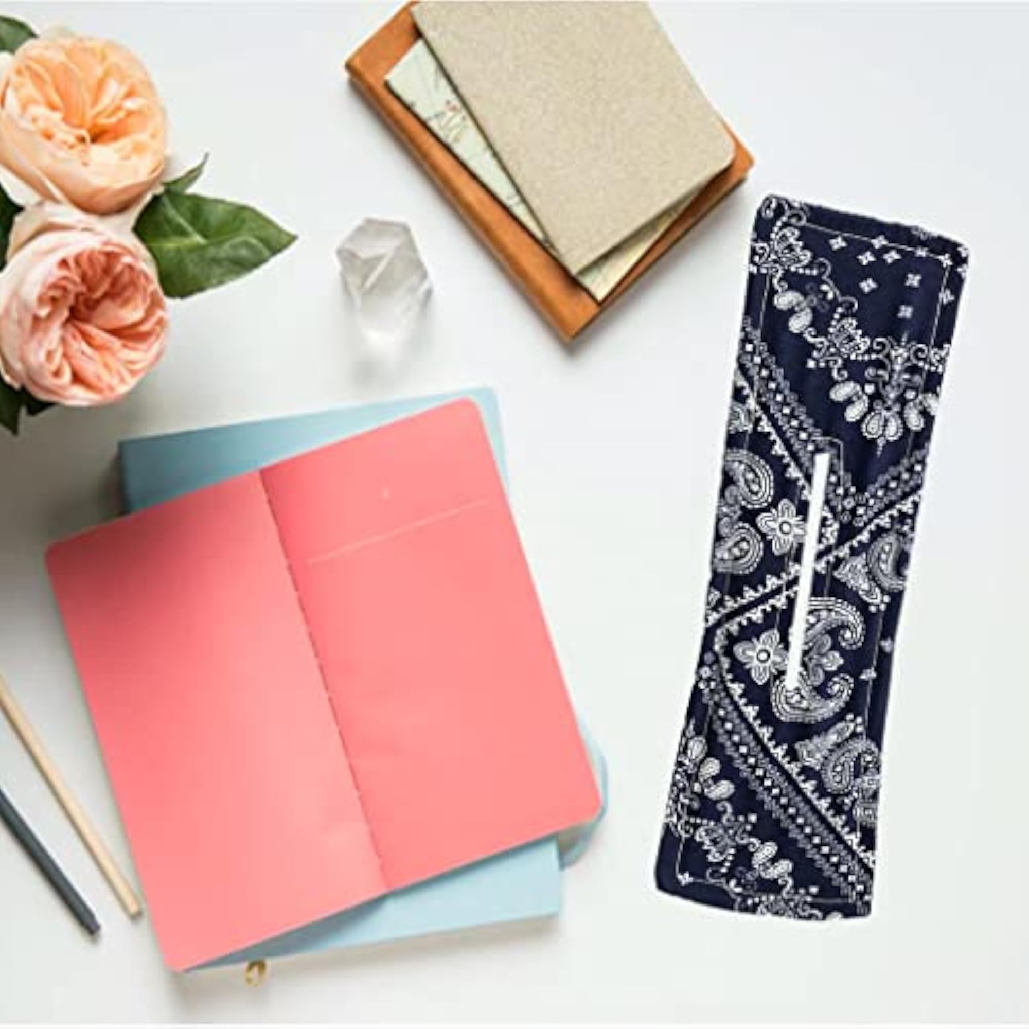 2x Women's Deft Bun Fashion Hair Bands, Summer Knotted Style