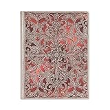Garnet Ultra Unlined Softcover Journal, 176pg, 100GSM by Paperblanks (Silver Filigree Collection)