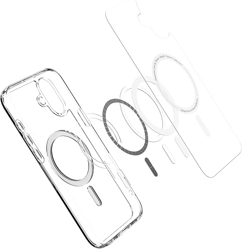 Vista 459 de Spigen Funda para iPhone 15 Pro, ultra híbrida MagFit [antiamarilleo] [compatible con Magsafe] - Fibra de carbono