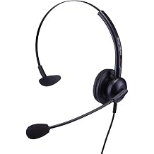 Single Ear Headset for Ericsson-LG Ipecs LIP-9071 IP Phone HD Sound Light Weight FREE USB lead - USB3 EAR308