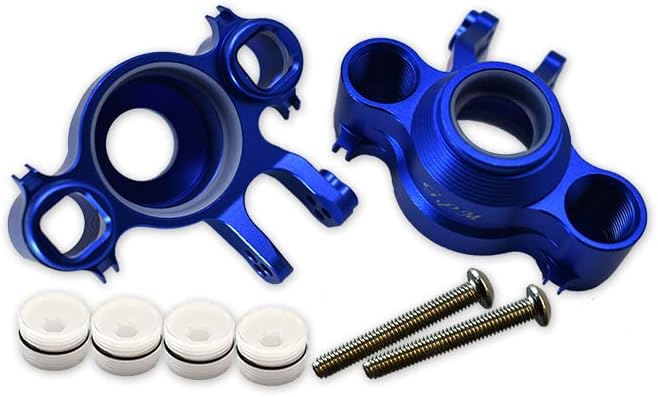 GPM Upgrades Aluminum Front/Rear Knuckle Arms 1/10 E-Revo VXL Brushless (86086-4) RC Cars (blue)