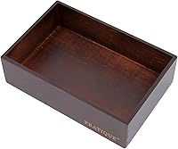 Vista 30 de Organizador de cajones de bambú, organizador de utensilios de cocina, bandeja de cubiertos, suministros de escritorio de oficina y accesorios, 15 x