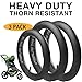 Two 16'' x 1.5/1.75 & One 12.5'' x 1.75/2.15 [3-Pack] Extra Thick Inner Tire Tube for BOB Revolution Strollers & Stroller Strides - Best BOB Stroller Tire Replacement Set by Steerling Tire Co.