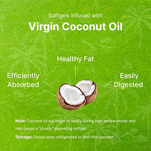 Vitamin D3 10,000 Iu + K2 Mk7 200 Mcg, Infused With Virgin Coconut Oil, 180 Softgels, Double Strength Vitamin D & K, Promotes Heart, Bone & Teeth Health - Very Easy To Swallow #TOP5