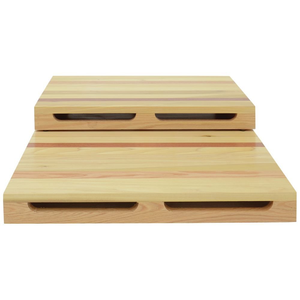 Hubert 2-Step Multi-Colored Wood Riser Set