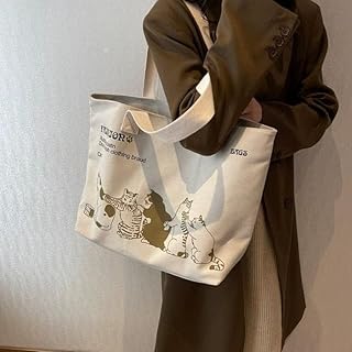 ネコトートバッグ(ホワイト)猫好き必見!レディースバッグかばんバック鞄