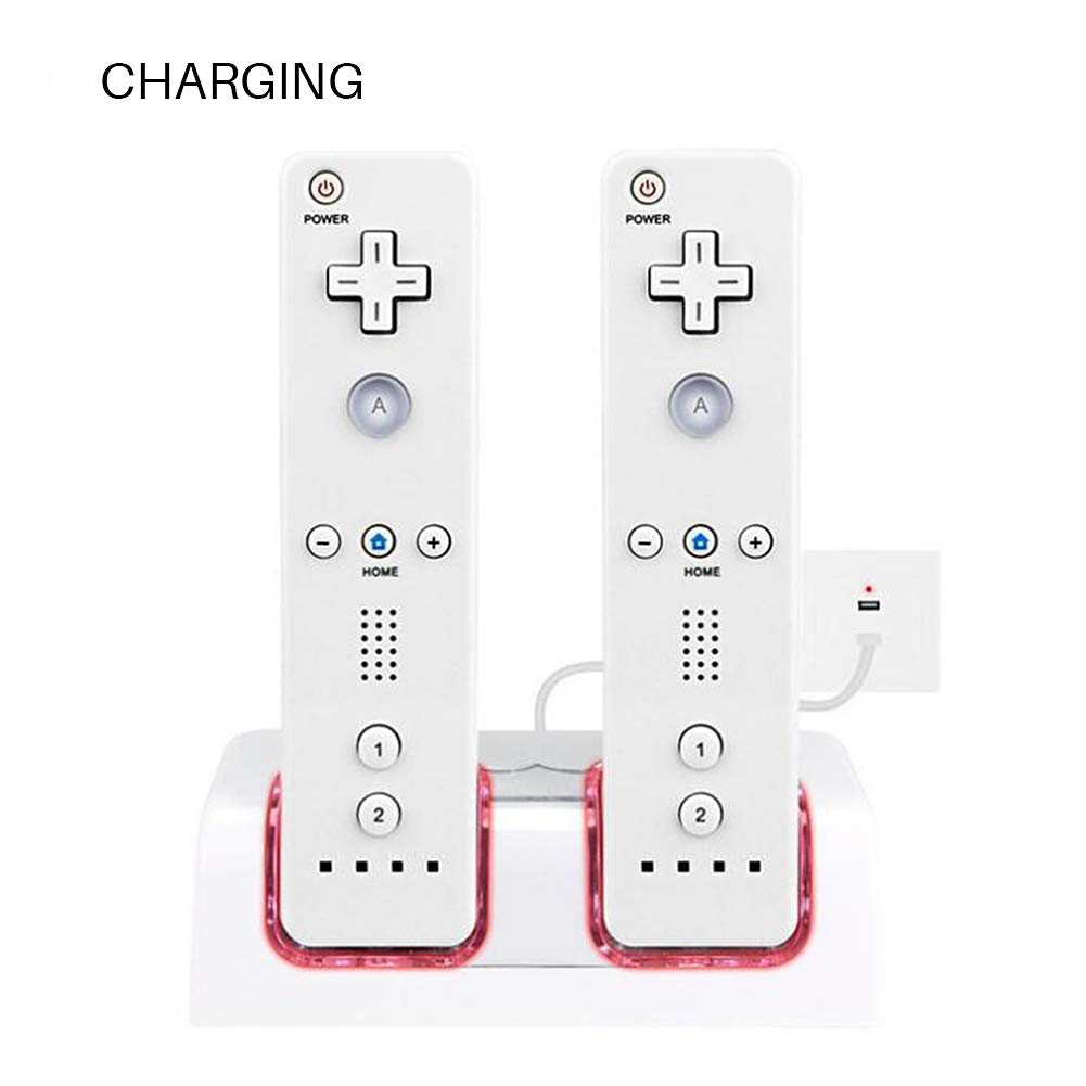 Station de charge Dual avec indicateur LED et batterie rechargeable