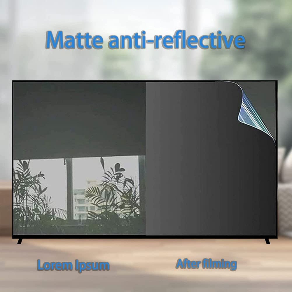 filtre ecran lumiere bleue Film de protection d'écran TV antireflet, filtre d'affichage anti-lumière bleue, empêche les radiations, soulage la fatigue oculaire, protège les yeux et améli