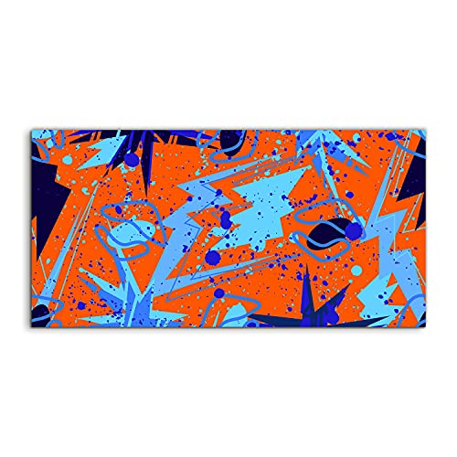 Tableau en verre trempé Coloray 140x70cm pour sublimer le mur de votre chambre à coucher moderne