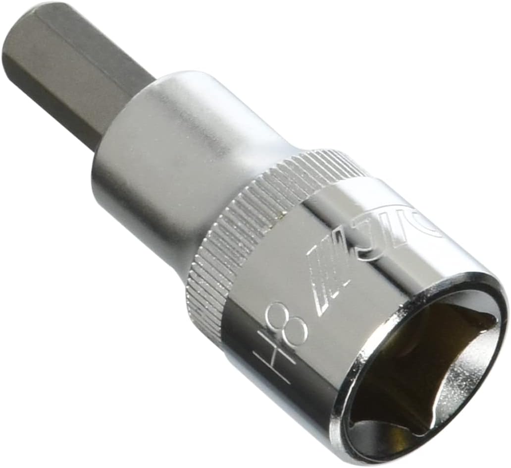 Amazon.co.jp: JTC 12.7mm六角ソケット8mm 6角 ヘキサゴン ビット ソケット H8 12.7mm JTC45608 ...