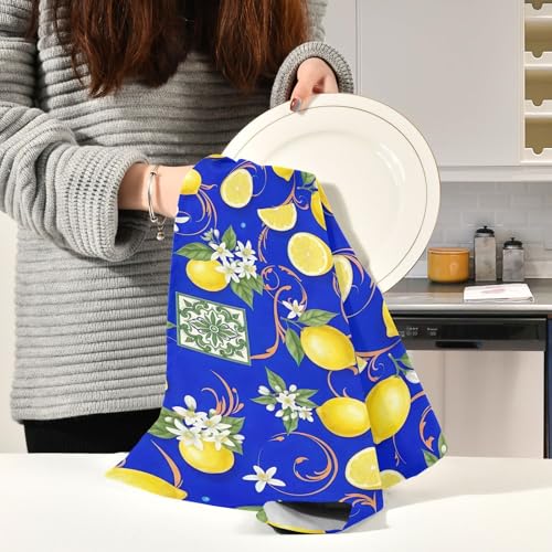 Torchons de cuisine grand format GAIREG lot de 6 essuie-tout décoratifs - 7