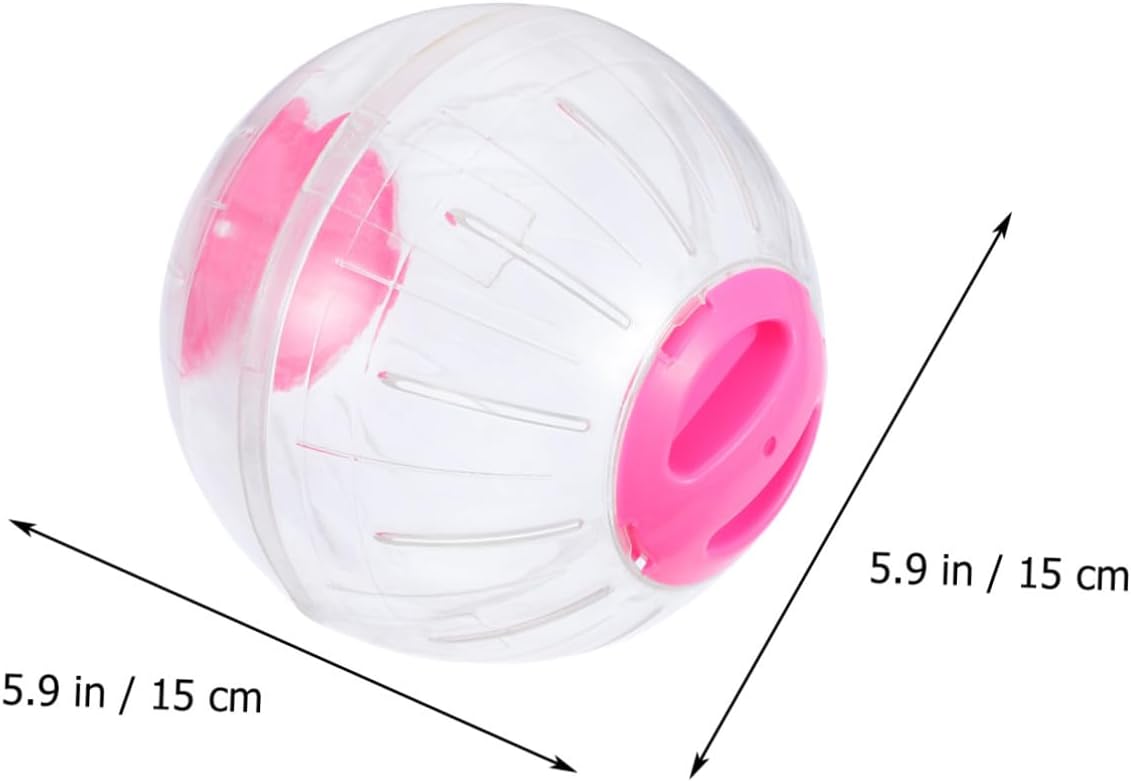 Hamster Ball Exercise Toy Plastic Running Ball for Small Pets Hamsters Gerbils Rats and Hedgehogs Fun Activity for Pet Playtime