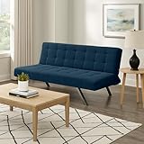 divano letto clic clac 3 posti ✅ Compatto e salvaspazio - Con dimensioni L185 x P90 x A80 cm da chiuso, Scarlett è ideale anche per spazi ridotti, perfetto per appartamenti moderni, case vacanza o uffici. Unisce funzionalità e stile in modo intelligente, offrendo sempre comfort e versatilità in ogni situazione.